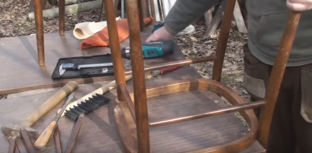 ремонт деревянных стульев на дому